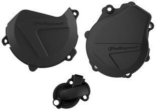 Комплект захисту Polisport Clutch & Ignition Cover - KTM [Black] 90991 фото