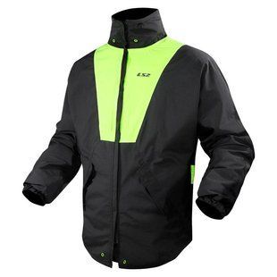 Дождевик LS2 X-Rain Jacket Black Hi-Vis Yellow XXL 63020J0254XXL фото