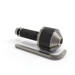 Грузик для руля Oxford CarbEnds 2 - Silver OX587 фото