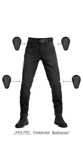 Мотоджинсы однослойные PandoMoto Boss-Dyn-01 Cor&BALISTEX AAA+ W29-L32 785104951181 фото
