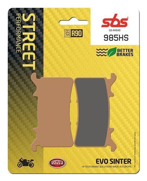 Тормозные колодки SBS Performance Front Brake Pads, EVO Sinter 985HS фото