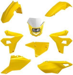 Пластик Polisport ENDURO kit - Suzuki (00-) [Yellow], Suzuki 91590 фото