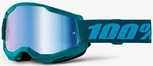 Окуляри 100% STRATA 2 Goggle [Stone], Mirror Blue Lens 50028-00023 фото