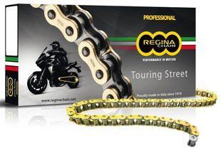 Цепь Regina ZRT Chain - 520 [Gold], 520-122L / Seal Ring 135ZRT/1027 фото
