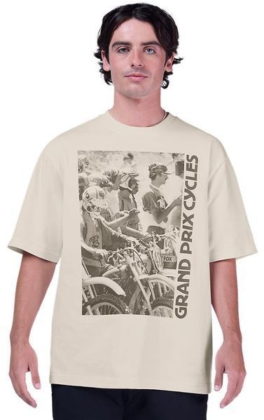 Футболка FOX OVERSIZE Short Sleeve Tee - CIRCA 74 [Off White], M 36448-244-M фото