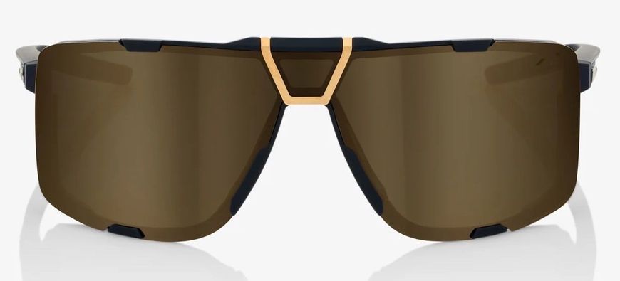 Окуляри 100% EastCraft+ Sunglasses [Soft Tact Black], Mirror Gold Lens 61045-258-01 фото