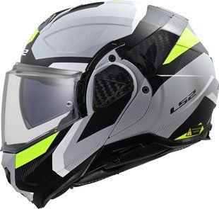 Мотошлем LS2 FF910 Advant 2 Triple Light Grey Hi-Viz Yellow (XS) 569102167XS фото