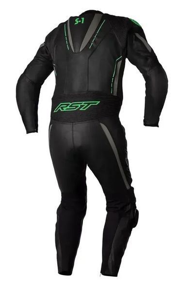 Комбинезоны RST S1 CE Leather Suit - Black/Grey/Neon Green (M) 102987NEO-42 фото