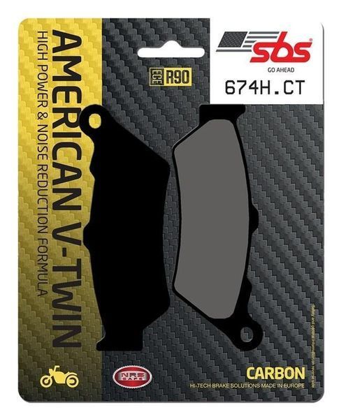 Тормозные колодки SBS High Power Brake Pads, Carbon 674H.CT фото