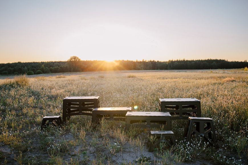 Стілець Tribe Camp Chair Low пластиковий T-EF-0001-olive T-EF-0001-olive фото
