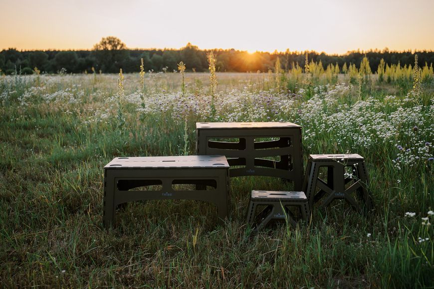 Стілець Tribe Camp Chair Low пластиковий T-EF-0001-olive T-EF-0001-olive фото