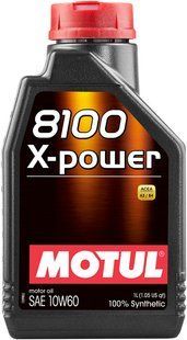 Масло моторное MOTUL 8100 X-power SAE 10W60 (1L) 106142 фото