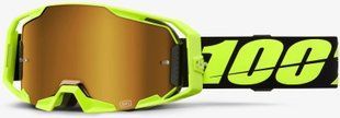 Окуляри 100% ARMATIC Goggle [Neon Yellow], Mirror Gold Lens 50060-00004 фото