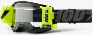 Окуляри 100% STRATA 2 FORECAST Goggle Black - Clear Lens, Roll-Off 50029-00002 фото