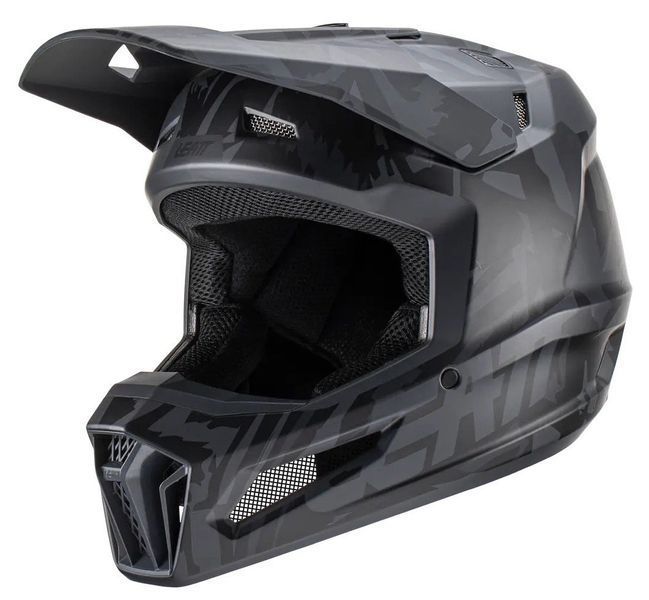 Шолом LEATT Helmet Moto 3.5 + Goggle [Stealth], S 1023011151 фото
