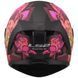 Мотошлем LS2 FF820 Rapid 3 Poppies 2 Black Pink XS 168200411XS фото 6
