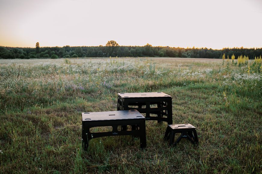 Стілець Tribe Camp Chair Low пластиковий T-EF-0001-black T-EF-0001-black фото