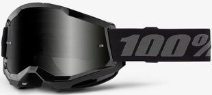 Окуляри 100% STRATA 2 SAND Goggle Black - Smoke Lens, SAND 50030-00004 фото