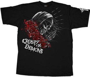 Футболка Crusty Pray Skull Tee [Black], L 8CD051-001-L фото