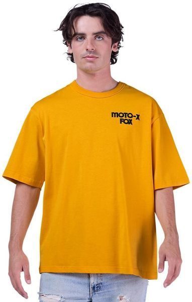 Футболка FOX OVERSIZE Short Sleeve Tee - MOTO-X [Mustard], M 33426-440-M фото