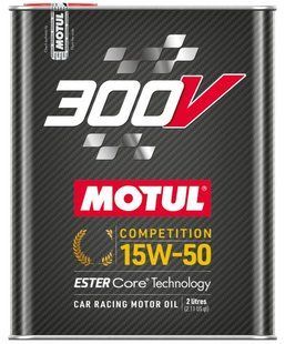 Масло моторное MOTUL 300V Competition 15W50 (2L) 110860 фото