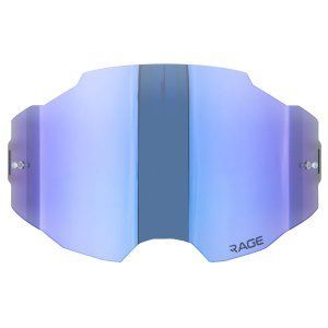 Скло до окулярів KLIM Rage (Off-Road) Dark Smoke Blue Mirror 3429-000-000-003 фото