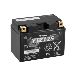 Мото аккумулятор Yuasa 12V 11,6Ah High Performance MF VRLA Battery YTZ12S(GEL) YTZ12S фото