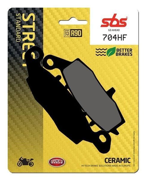 Тормозные колодки SBS Standard Brake Pads, Ceramic 704HF фото