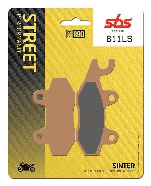 Тормозные колодки SBS Performance Rear Brake Pads, Sinter 611LS фото
