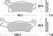 Гальмівні колодки SBS Sport Brake Pads, Sinter/Carbon 910SI фото 1