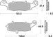 Тормозные колодки SBS Standard Brake Pads, Ceramic 704HF фото 1