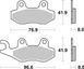 Тормозные колодки SBS Performance Rear Brake Pads, Sinter 611LS фото 1