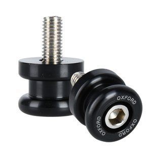 Упори для підкату в маятник мотоцикла Oxford Bobbins Black (M8 (1.0)) OX790 фото
