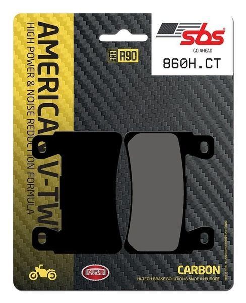 Гальмівні колодки SBS High Power Brake Pads, Carbon 860H.CT фото