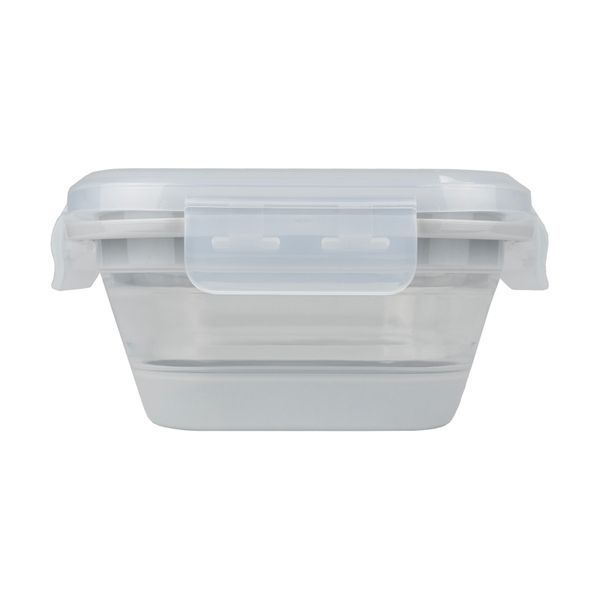 Контейнер Tribe Collapsible Container 500 мл силіконовий T-FF-0027, grey T-FF-0027-grey фото