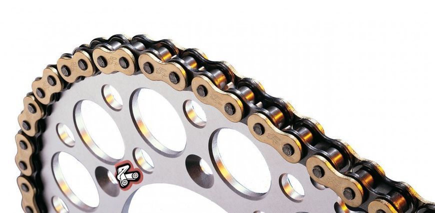 Ланцюг Renthal R1 Chain - 420 [Gold], 420-128L / No Seal C245 фото