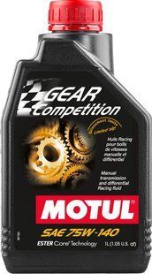 Масло трансмиссионное MOTUL Gear Competition SAE 75W140 (1L) 105779 фото