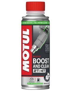 Промивка паливної системи мотоциклів MOTUL Boost and Clean Moto (200ml) 110873 фото