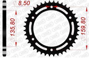 Зірка AFAM 520 Steel Chainwheel - BMW [Black], 47z 35304-47 фото