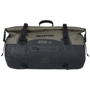 Мото сумка Oxford Aqua T-50 Roll Bag Khaki/Black OL402 фото