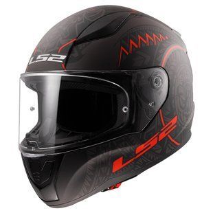 Мотошолом LS2 FF353 Rapid 2 Takaroa Matt Black 7C Red (XL) 163533331XL фото