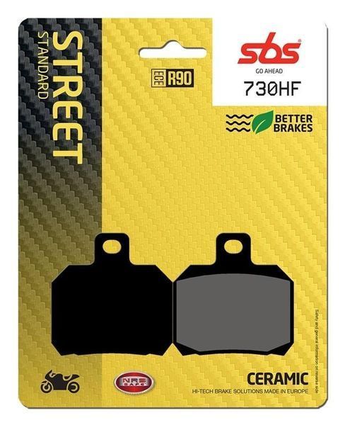 Тормозные колодки SBS Standard Brake Pads, Ceramic 730HF фото