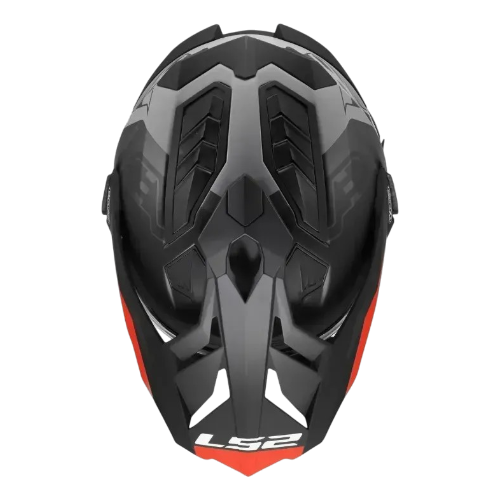 Мотошолом LS2 MX701 Explorer Hexa Black Red Grey XXL 467012311XXL фото