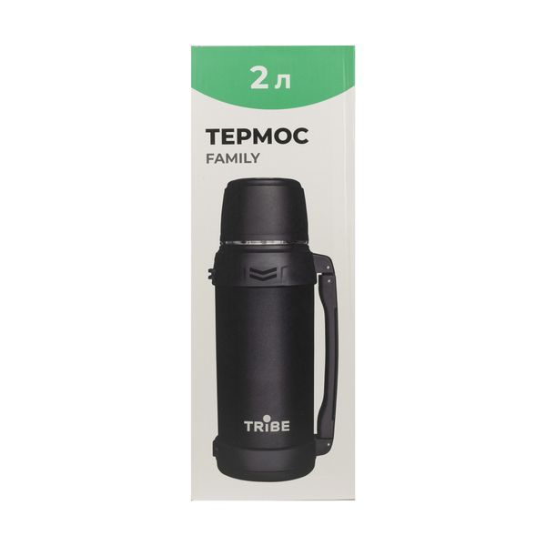 Термос Tribe Family line 2 л T-DG-0001, black T-DG-0001-black фото