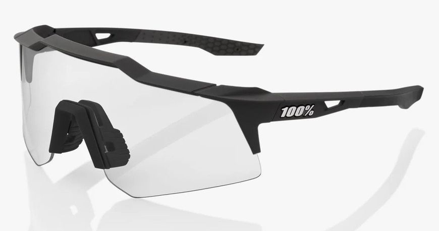 Окуляри 100% SpeedCraft XS Sunglasses [Soft Tact Black], Grey Lens 60009-00000 фото