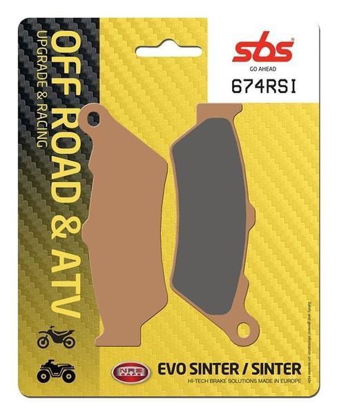 Гальмівні колодки SBS Racing Brake Pads, EVO Sinter/Sinter 674RSI фото