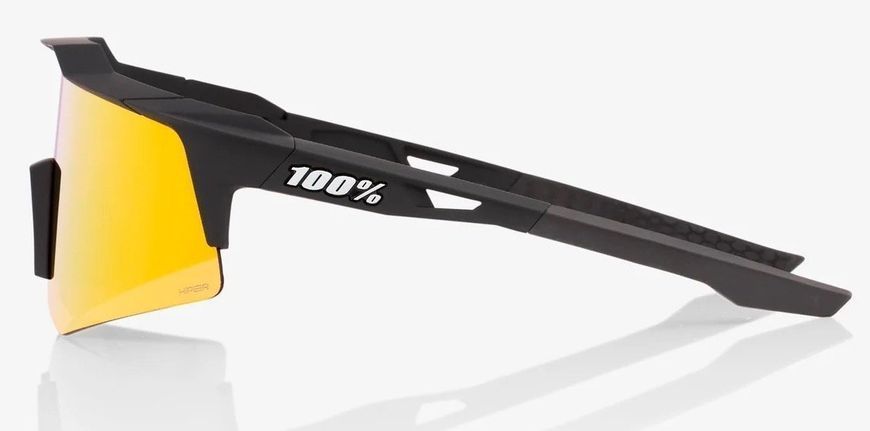 Окуляри 100% SpeedCraft XS HiPER Sunglasses [Soft Tact Black], HiPER Red Lens 60009-00008 фото