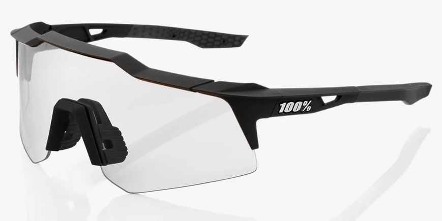 Окуляри 100% SpeedCraft XS HiPER Sunglasses [Soft Tact Black], HiPER Red Lens 60009-00008 фото