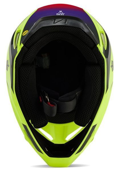Шолом FOX V1 FLORA HELMET [Yellow], L 31372-005-L фото