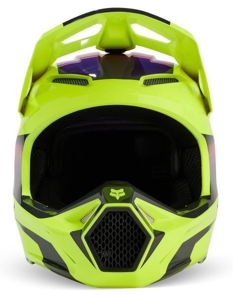Шолом FOX V1 FLORA HELMET [Yellow], L 31372-005-L фото